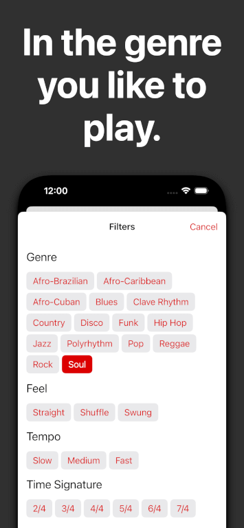 HeyDrummer iOS screenshot 2